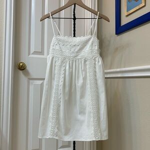 Altar'd State Ivory Smocked Dress